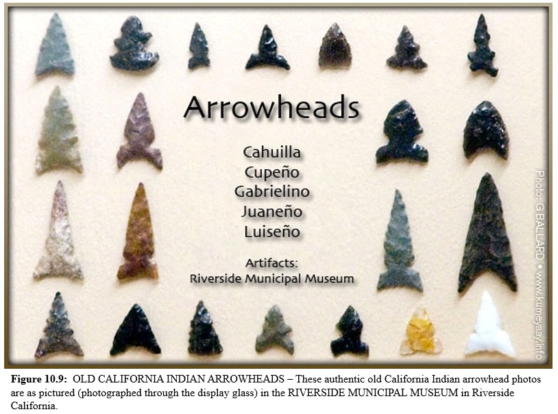 California Indian Arrowheads