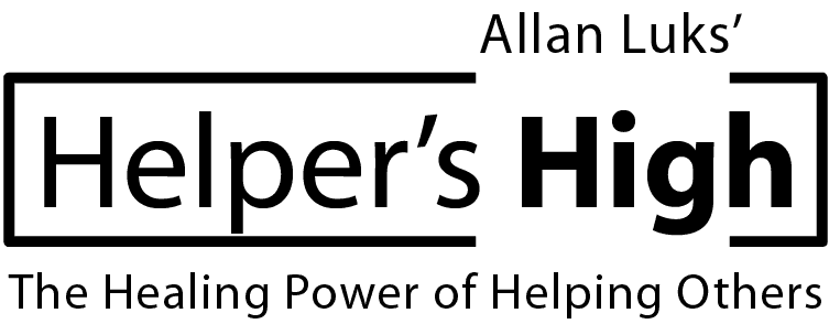 Allan Luks' Helper's High blog